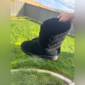 Women’s black UGG boots